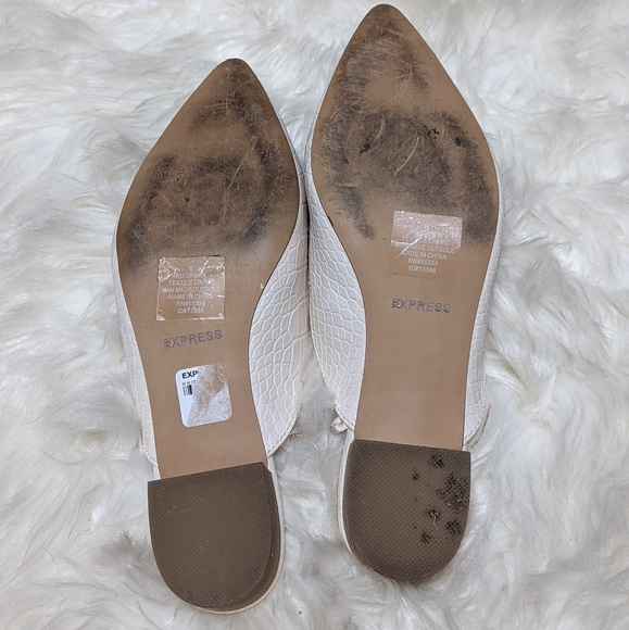 White snakeskin Express slides - Picture 3 of 3